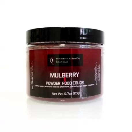 Pastry Chef's Boutique PCBPC14 Pastry Chef's Boutique Powder Food Color - MULBERRY - 20gr - 0.7oz Powder Liposoluble Colors Pastry Chef's Boutique PCBPC14 Pastry Chef's Boutique Powder Food Color - MULBERRY - 20gr - 0.7oz Powder Liposoluble Colors