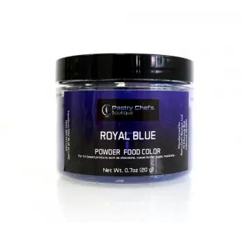 Pastry Chef's Boutique PCBPC06 Pastry Chef's Boutique Powder Food Color - ROYAL BLUE - 20gr - 0.7oz Powder Liposoluble Colors