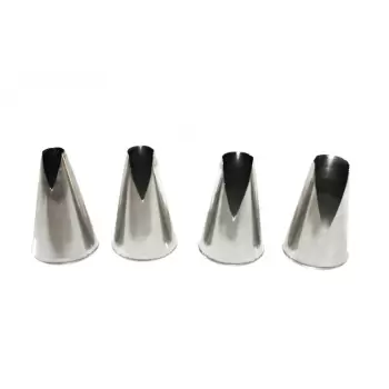 De Buyer 2115.20N De Buyer Stainless Steel Saint Honore Pastry Tip - Ø 9 mm St Honore and Tourbillon Pastry Tips