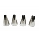 De Buyer 2115.30N De Buyer Stainless Steel Saint Honore Pastry Tip - Ø 13 mm St Honore and Tourbillon Pastry Tips