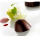 Chocolate World CW1604 Polycarbonate Upper Piece of Trio Chocolate Mold by Roger Van Damme - 24 x 23 x 14 mm - 4gr - 4x8 Cavi...