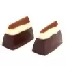 Chocolat Form CF0410 Polycarbonate Chocolate Mold 25,5x12,5x17 mm - 4 gr - 3x8 cav - 135x275x24 Modern Shaped Molds