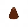 Polycarbonate Cuberdon / Cone Chocolate Mold - 26.5 x 26.5 x 30 mm - 10gr - 3x7 Cavity - 275x135x24mm