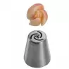 Martellato BX0060 Russian Pastry Tips - Swirled Rose with middle - Size: Ø37 h 42 mm - Top: Ø25 mm Russian Pastry Tips