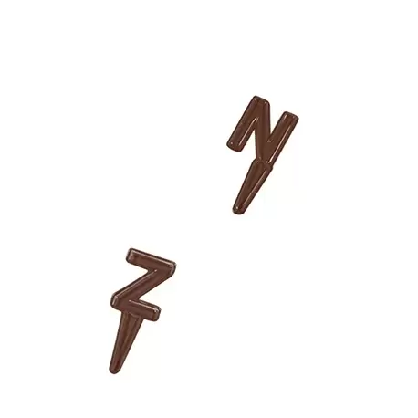 Martellato 90-P9662 Thermoformed Chocolate Mold - Alphabet Letters N-Z Thermoformed Chocolate Molds