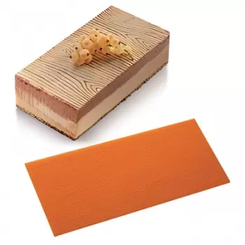 Martellato 30T604011 Silicone Textured Mat 60mmx40mm - Wood Texture 3D Texture Mats