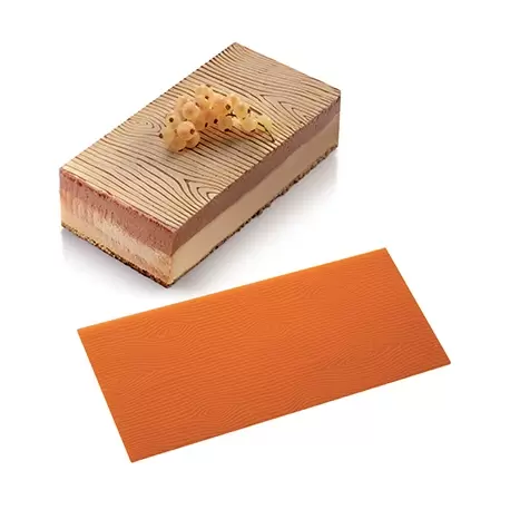 Martellato 30T604011 Silicone Textured Mat 60mmx40mm - Wood Texture 3D Texture Mats