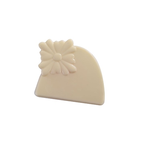 Martellato 20TES004 End of Log Decoration Chocolate Plastic Mold - Flower - 2 Molds - 12 Cav Chocolate Decoration Molds