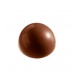 Chocolate World CW1217 	Polycarbonate Hemisphere Half Sphere Chocolate Mold Ø 30 mm - 30 x 30 x 15 mm - 9gr - 3x8 Cavity - 27...
