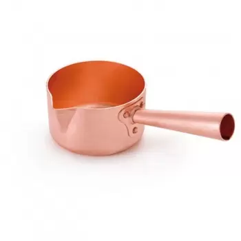 Matfer Bourgeat 032121 Matfer Bourgeat Copper Sugar Pan - Solid Copper 5 1/2x 3 3/16 - 1 1/8Qt Bourgeat Copper Cookware