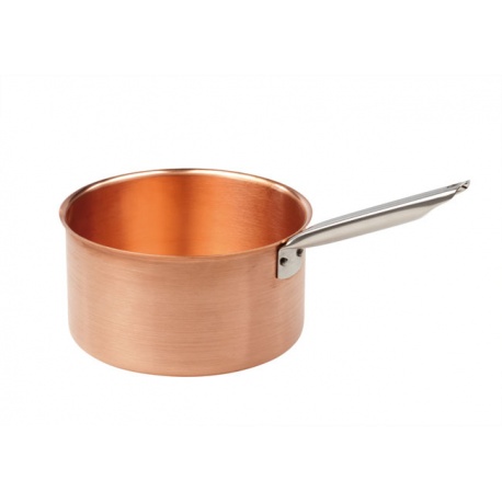 Matfer Bourgeat 305016 Matfer Bourgeat Copper Sugar Pan - Solid Copper 5 1/2x 3 3/16- 1 1/8Qt Bourgeat Copper Cookware