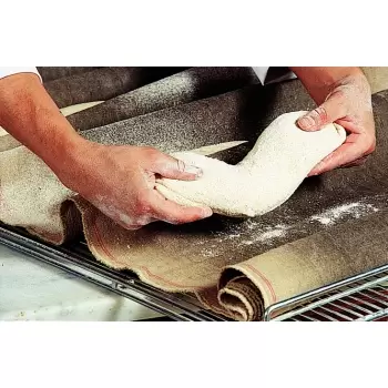 Matfer Bourgeat Dough Fermentation Cloth - 100% Natural Linen - 21 7/8 Yard Roll.