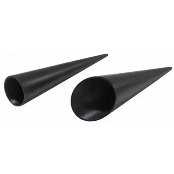 Matfer Bourgeat 345446 Matfer Bourgeat Exoglass® Cones Cream Horns Molds - 1 1/2X 5 1/2- Pack Of 12 Canolis & Tubes Forms