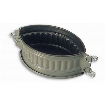 Matfer Bourgeat 331294 Matfer Bourgeat Exopan Non Stick Oval Pate Mold 8 1/4x 5 1/2x 3 1/2 Pate Mold