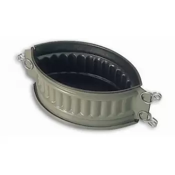 Matfer Bourgeat 331294 Matfer Bourgeat Exopan Non Stick Oval Pate Mold 8 1/4x 5 1/2x 3 1/2 Pate Mold