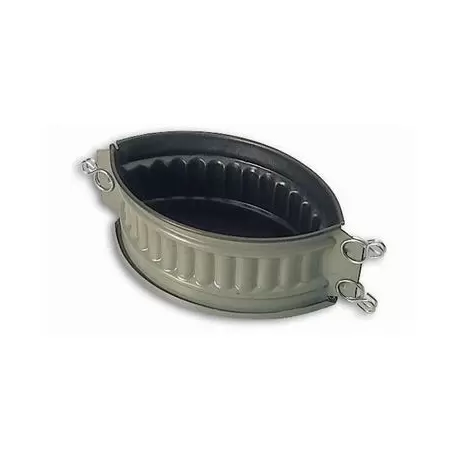 Matfer Bourgeat 331294 Matfer Bourgeat Exopan Non Stick Oval Pate Mold 8 1/4x 5 1/2x 3 1/2 Pate Mold