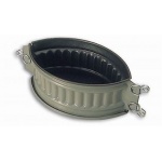 Matfer Bourgeat Exopan Non Stick Oval Pate Mold 8 1/4x 5 1/2x 3 1/2