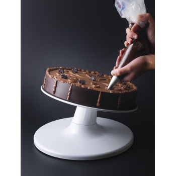 Matfer Bourgeat 421503 Matfer Bourgeat Tilting And Revoling Cake Stand - H: 5 5/8" - Ø: 11 7/8" Cake Turntable
