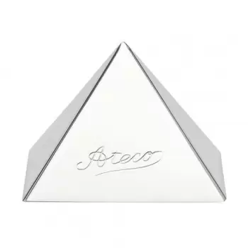Ateco 4935 Ateco Stainless Steel Pyramid Mold 2 1/4" Base Shaped Cake Pans