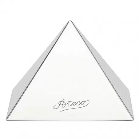 Ateco 4937 Ateco Stainless Steel Pyramid Mold 4 3/4" Base Shaped Cake Pans