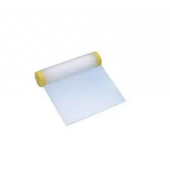 Pastry Chef's Boutique 2759 Plastic Rigid Dough Scraper -Straight Edge - 4.3'' Plastic Scrapers