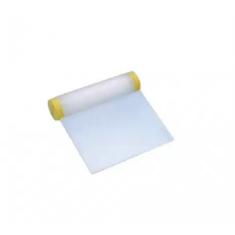 Pastry Chef's Boutique 2759 Plastic Rigid Dough Scraper -Straight Edge - 4.3'' Plastic Scrapers