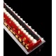 Pavoni ADAPTABLE PAVONI ADAPTABLE - The New Rectangular Cake Frame Modular System - X09 -580 x 90 - H 40 mm Shapped Cake Rings