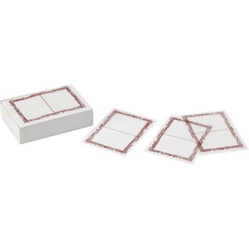 Pastry Chef's Boutique 90205 Polypropylen Clear Pastry Liners "Milunes" - 130 x 90 mm - 100pcs Mono Cake Boards