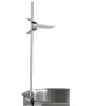 Pastry Chef's Boutique 3580 Stainless Steel Whisk and Thermometer Holder - Height: 17.7'' Width: 4.3'' Whisks