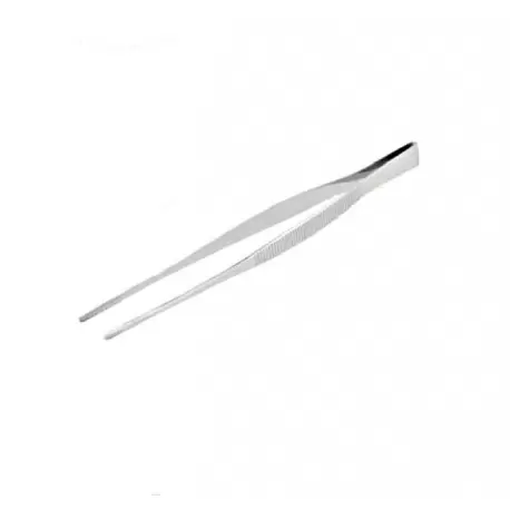 Pastry Chef's Boutique 1696 Long Straight Chef's Tong - 8'' Chef's Plating Tools