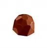 Chocolate World CW1521 Polycarbonate Small Geometric Diamond Chocolate Mold - 28.5 x 28.5 x 18 mm - 10gr - 3x8 Cavity - 275x1...