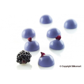 Silikomart 36.221.87.0065 Silikomart Professional Silicone Mold Micro Dome 5 - Ø26 x 14,75 mm - 5 ml - 35 Cavity Micro Silico...