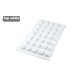 Silikomart 36.228.87.0065 Silikomart Professional Silicone Mold Micro Gem 5 - 23 x 23 x 13 mm - 5 ml - 35 Cavity Micro Silico...