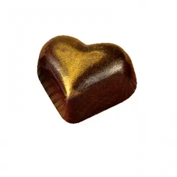 Martellato MA1526 Polycarbonate Hearts Chocolate Molds 35 x 22 x16mm - 8 gr - 35 Cavity Valentine's Molds