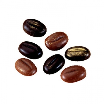 Martellato MA1281 Polycarbonate Chocolate Praline Mold -Mini Coffee Beans - 130 pcs 17x12 h5mm - 1 gr approx Traditional Molds