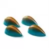 Pavoni PC41 Antonio Bachour Bonbons Chocolate Mold - 275 x 135 mm - 21 Cavity - 43 x 25 x 17 mm - 10gr Modern Shaped Molds