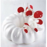 Pavoni Silicone Entremets Mold -QUEEN - KE018 - mm Ø 180 x 57 H - Vol: 1 000 ml