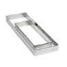 Pavoni X288020 Pavoni Smooth Rectangular Tart Ring 28cm x 8cm x 2cm - 11''x3.14''x0.75'' Rectangle Tart Rings