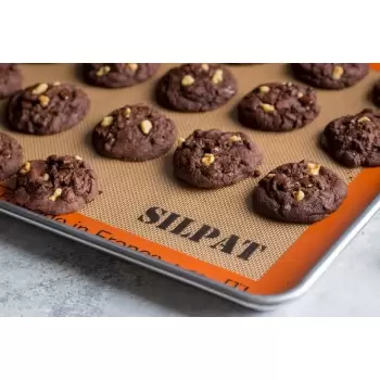 Sasa Demarle Silpat Premium Silicone Liner US Big Sheet Pan Size (2/3 Sheet Pan), 13.58’’x 19.5’’ for a 15’’x21’’ Sheet Pan.