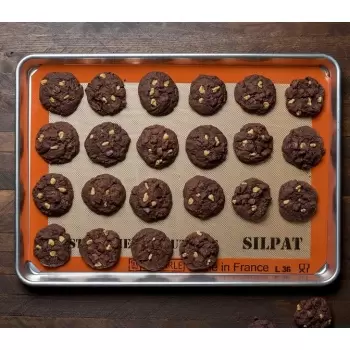 Sasa Demarle Silpat Premium Silicone Liner US Big Sheet Pan Size (2/3 Sheet Pan), 13.58’’x 19.5’’ for a 15’’x21’’ Sheet Pan.