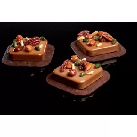 Pavoni PX4335S Pavoflex Silicone Mold- PROGETTO MONO - QUADRATE SQUARE - 68 x 68 mm - 30mmx40mm - 12 Cavity - with square Cut... Pavoni PX4335S Pavoflex Silicone Mold- PROGETTO MONO - QUADRATE SQUARE - 68 x 68 mm - 30mmx40mm - 12 Cavity - with square Cut...