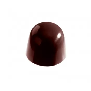 Chocolate World CW2116 Polycarbonate Dome Chocolate Mold - 29 x 29 x 23 mm - 14gr - 4x8 Cavity - 275x175x24mm Modern Shaped M...