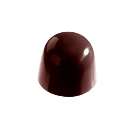 Chocolate World CW2116 Polycarbonate Dome Chocolate Mold - 29 x 29 x 23 mm - 14gr - 4x8 Cavity - 275x175x24mm Modern Shaped M...