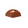 Chocolate World CW1865 Polycarbonate Square Sphere by Alexandre Bourdeaux Chocolate Mold - 25.5 x 25.5 x 15 mm - 9gr - 3x8 Ca...