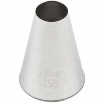 Ateco 808 Ateco 808 - Plain Pastry Tip .63'' Opening Diameter- Stainless Steel Plain Opening Pastry Tips