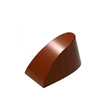 Chocolat Form CF0504 Polycarbonate Chocolate Mold 34x18.50x21 mm - 3x8 pc - 8.5gr - 135x275x26mm Modern Shaped Molds
