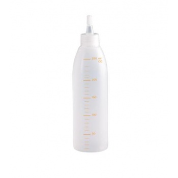 Martellato BO250N Round Graduated Punch Bottle - 250ml Punch Bottle
