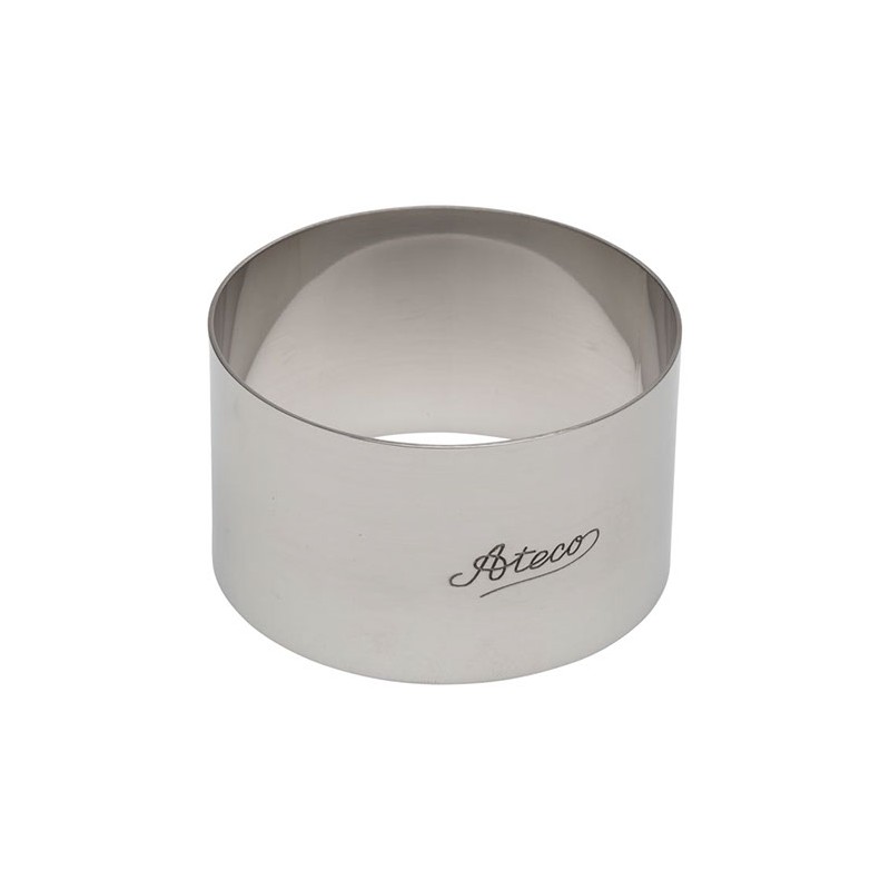 Ateco 4951 Ateco Stainless Steel Individual Pastry Ring Round 2.7...