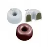 Pavoni Polycarbonate Chocolate Mold - ICONIC Round Ring - PC53 - 21 Cavities - Ø 28.5 × 16mm -10gr - 275mm x 135mm