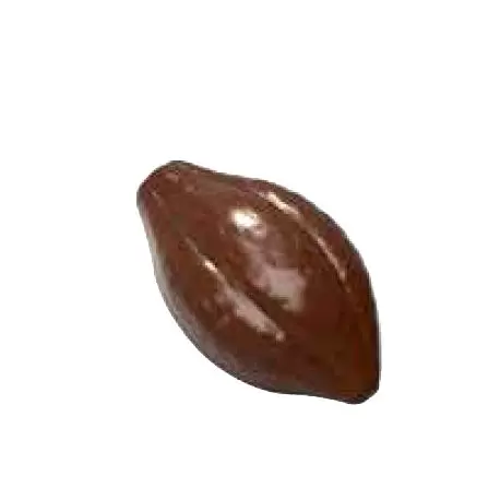 Chocolat Form CF0104 Polycarbonate Chocolate Mold Mini Cabosse cocao cocoa pod - 30.34x17.27x8.69 mm - 2.7gr - 32 cav - 175x2...